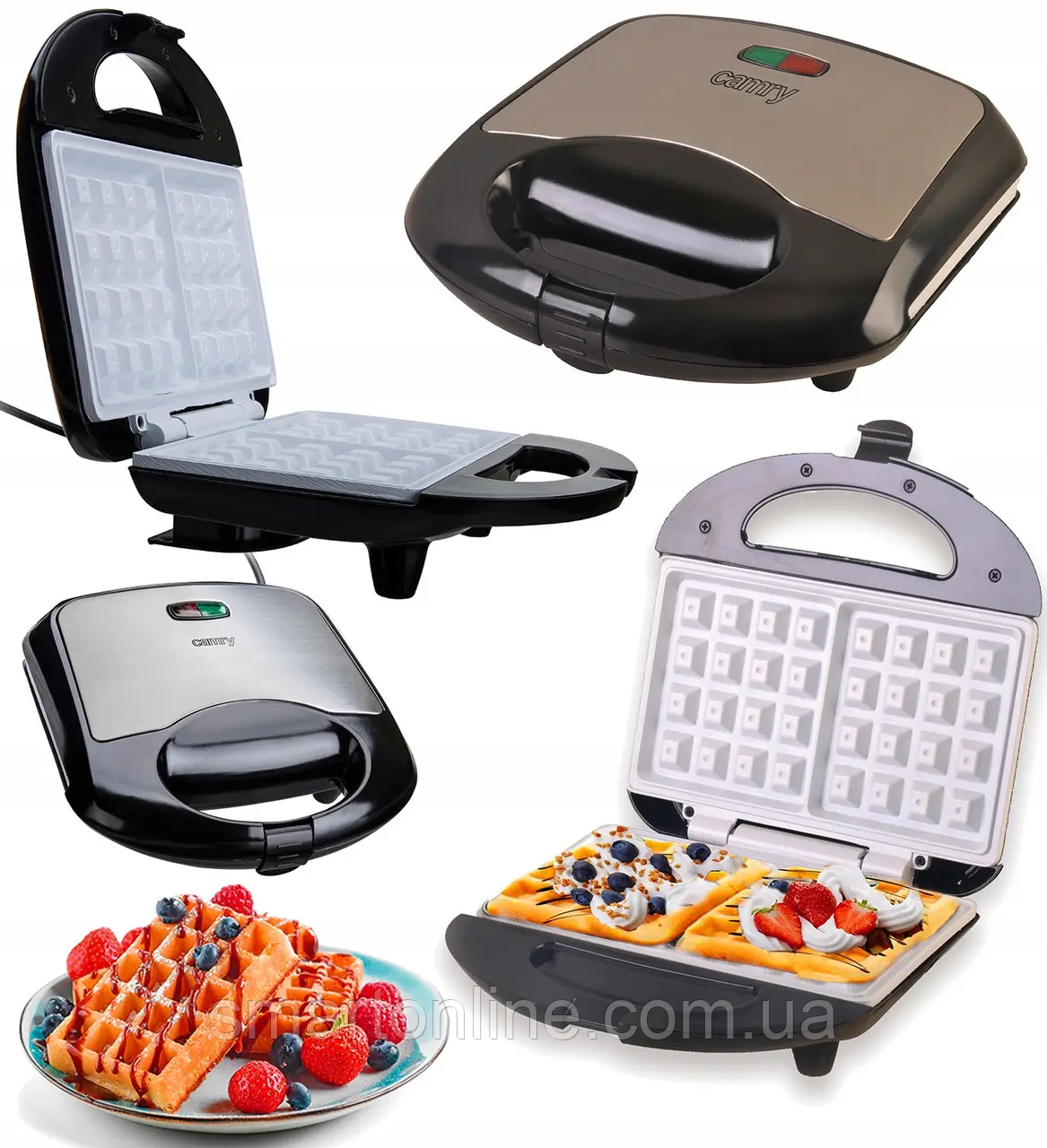 Вафельниця Camry CR 3019, фото 1