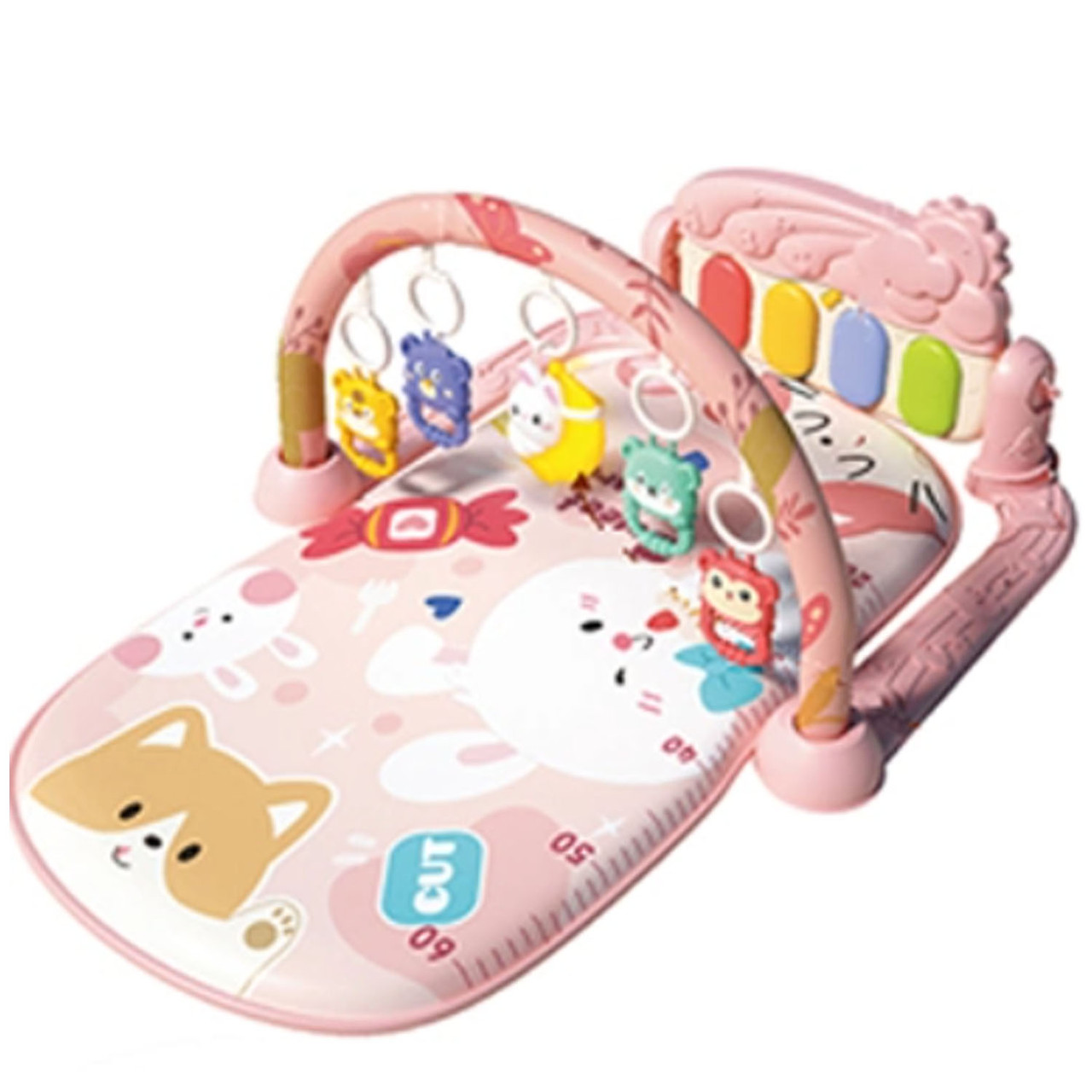 Килимок музичний (звук, піаніно, підсвічування, брязкальця) 368-5 P