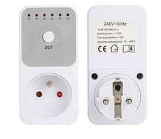 Розетка таймер 1-10 годин (220V16A/3680W)