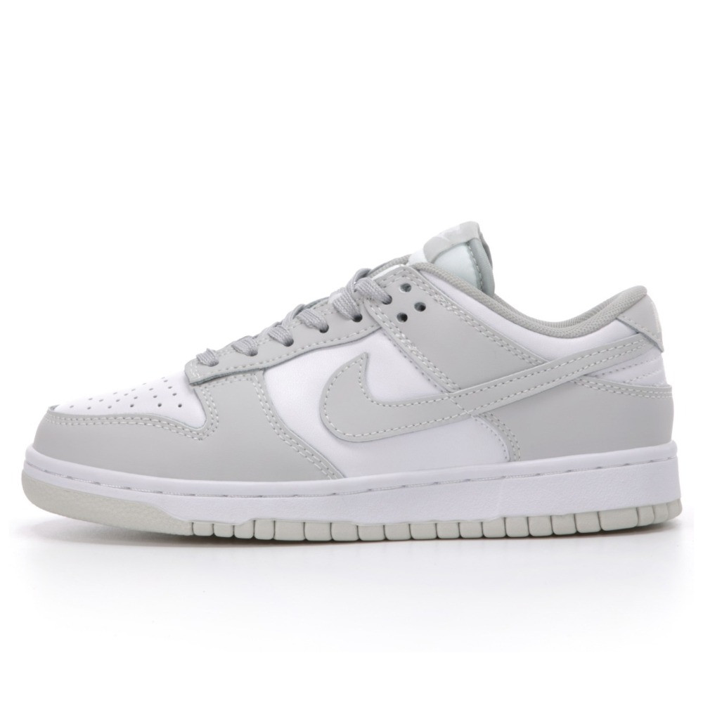 Чоловічі / жіночі кросівки Nike SB Dunk Low Vast Grey Fog White WMNS Photon Dust, сірі шкіряні кросівки найк сб данк