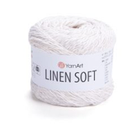 LINEN SOFT YarnArt (Ярнарт Лінен Софт) № 7301 нитки пряжа для в"язання бавовна віскоза з льоном