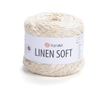 LINEN SOFT YarnArt (Ярнарт Лінен Софт) № 7302 нитки пряжа для в"язання бавовна віскоза з льоном