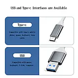 USB-хаб 3.0 USB-A 4 порти USB2.0+USB3.0 чорний, фото 6
