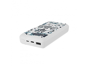 Повербанк Powerbank Mibrand 4.5.0 20000 mAh Snow leopard 20w швидка зарядка USB Type-C для смартфона лампи, фото 3