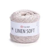 LINEN SOFT YarnArt (Ярнарт Лінен Софт) № 7304 нитки пряжа для в"язання бавовна віскоза з льоном