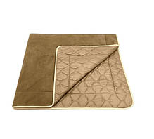 Ковдра HILZER (CAMEL/SATIN) Вовняне верблюже полотно (Woolmark) + Сатин 100 х 140 см