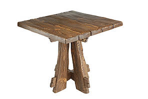 Брашированная мебель стол из натурального дерева