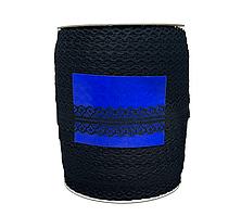 ОПТ - Мереживо Сітка 3 см, колір-темно-синій (Navy), 10 метрів, Темно-синій