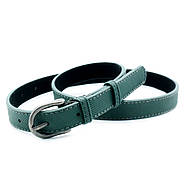 Дитячий ремінь Weatro 1,8 х 90 см Темно-зелений dtsk-18mm-kz-008, фото 3