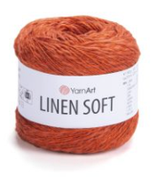 LINEN SOFT YarnArt (Ярнарт Лінен Софт) № 7310 нитки пряжа для в"язання бавовна віскоза з льоном