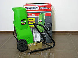 Садовий подрібнювач Grunhelm ES-24   потужн 2.4 кВт, 3000 об/хв, фото 2