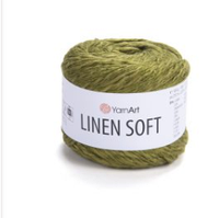 LINEN SOFT YarnArt (Ярнарт Лінен Софт) № 7314 нитки пряжа для в"язання бавовна віскоза з льоном