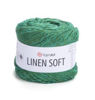 LINEN SOFT YarnArt (Ярнарт Лінен Софт) № 7315 нитки пряжа для в"язання бавовна віскоза з льоном