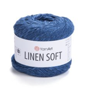 LINEN SOFT YarnArt (Ярнарт Лінен Софт) № 7317 нитки пряжа для в"язання бавовна віскоза з льоном