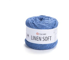 LINEN SOFT YarnArt (Ярнарт Лінен Софт) № 7318 нитки пряжа для в"язання бавовна віскоза з льоном