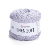 LINEN SOFT YarnArt (Ярнарт Лінен Софт) № 7320 нитки пряжа для в"язання бавовна віскоза з льоном
