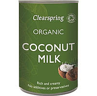 Молоко Кокосове, органіческле, organic coconut milk, Tm ClearSpring, 400 мл, MDao
