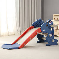 Дитяча гірка 2в1 Terrio “Dino” Червоно-синя 110 см