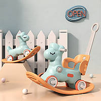 Коник-гойдалка 3в1 Terrio “Sheepy” Оранжево-бірюзова