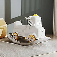Машинка-гойдалка 2в1 Terrio “Trucky” Сіра