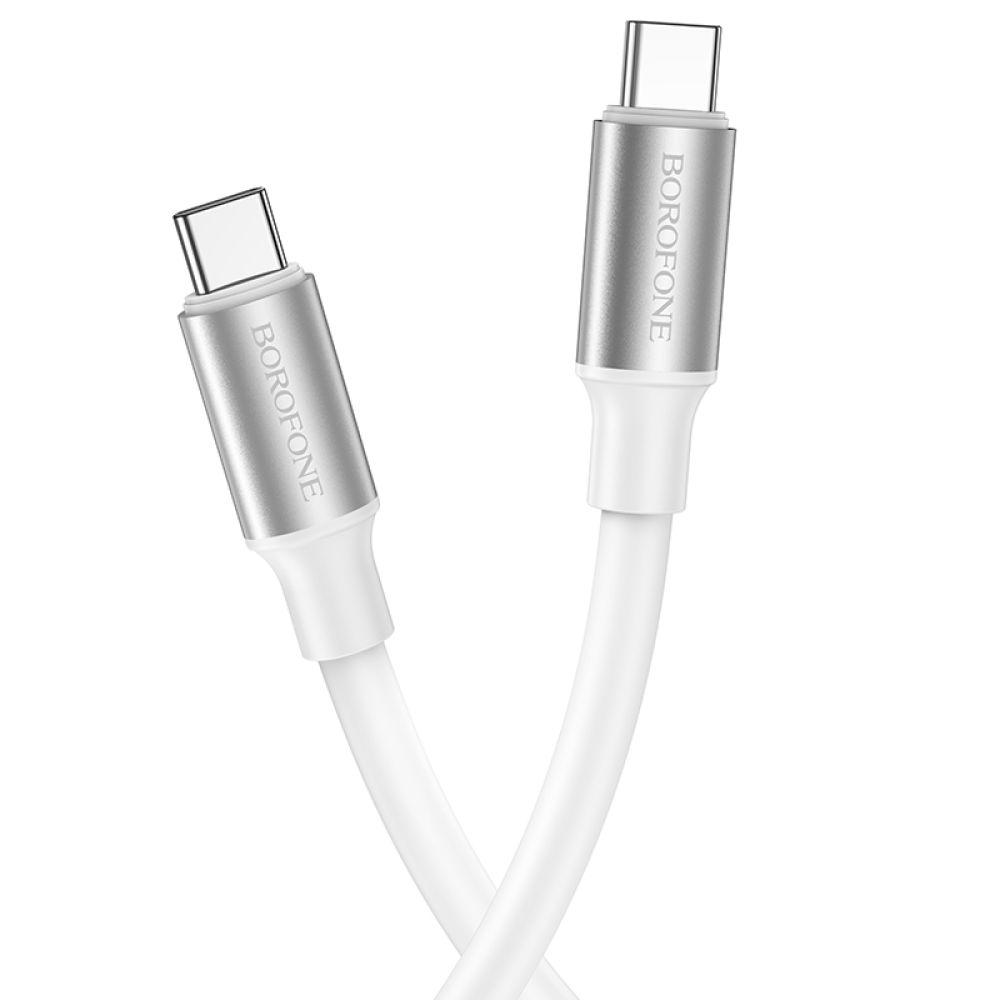 Кабель USB Borofone BX82 60W Type-C to Type-C Колір Білий