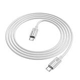 Кабель USB Borofone BU44 Sincero 60W Type-C to Type-C 1.2m Колір Блакитний, фото 6