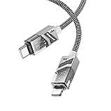 Кабель USB Borofone BU42 Octavia PD27W Type-C to Lightning 1.2m Колір Синiй, фото 7