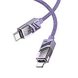Кабель USB Borofone BU42 Octavia PD27W Type-C to Lightning 1.2m Колір Синiй, фото 8