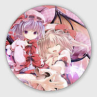 Коврик для мышки Touhou Project Remilia Flandre cute 20 см (стандарт)