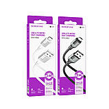 Кабель USB Borofone BX101 Creator Micro 2.4A Колір Бiлий, фото 3