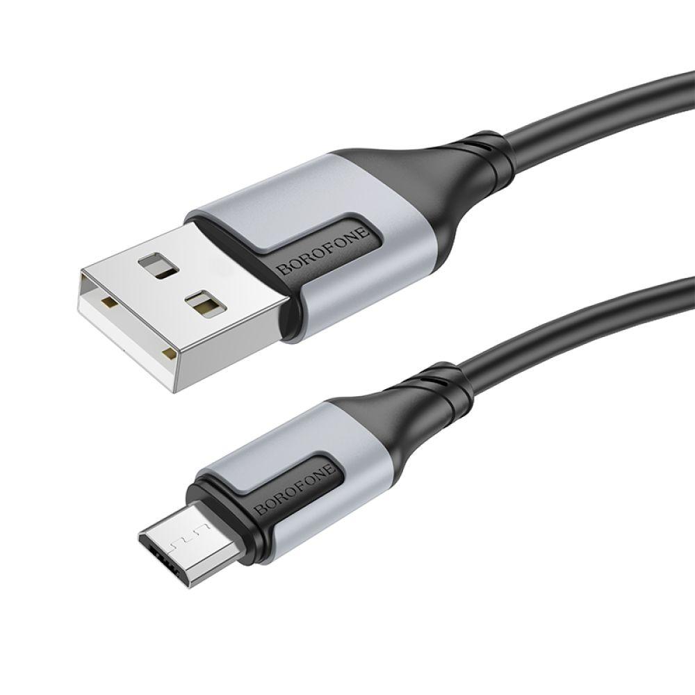 Кабель USB Borofone BX101 Creator Micro 2.4A Колір Чорний