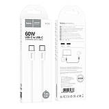 Кабель USB Hoco X104 Source 60W Type-C to Type-C Колір Рожевий, фото 11