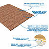 3D панель самоклеюча цегла Коричневий 700х770х5мм (020-5) SW-00000237, фото 2