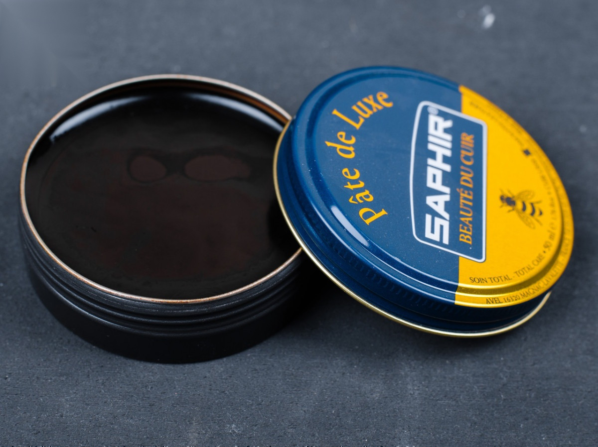 Паста для взуття Saphir Pate De Luxe, кол. чорний, 50 мл