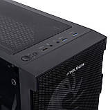 Корпус Prologix E115 Tempered Glass&Mesh Black, фото 9