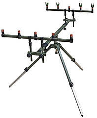 Рід під підставка під 4 вудилища Weida гумові рогачі A28-3WP, Рід під підставка на 4 вудилища