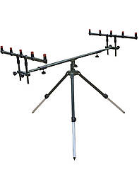 Рід під короповий на 4 вудилища Weida зелений A28-3W, Рід під підставка на 4 вудилища