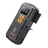 Універсальна Мобільна Батарея Hoco QS2 Air Pump/Jump Starter/Power Bank(8000mAh) Колір Чорний, фото 3