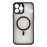 Чохол TPU+PC Anti Drop Full Camera with MagSafe для iPhone 13 Pro Max Колір Black, фото 6