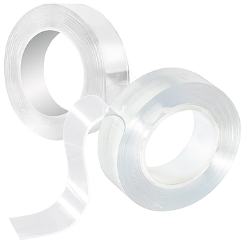 Комплект 2шт Багаторазова клейка стрічка 5м, Ivy Grip Tape / Двосторонній скотч / Надсильна стрічка