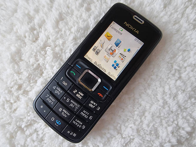 Мобільний телефон Nokia 3110c гарний стан б.у вживаний чорний (ID ...