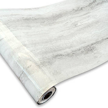 Самоклеюча вінілова плитка в рулоні перламутровий мармур 3000х600х2мм Глянсова SW-00001283