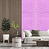 3D панель самоклеюча кладка пурпурна 700х770х4мм (332) SW-00001349, фото 4