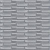 Самоклеюча 3D панель кладка срібло 3080x700x5мм SW-00001760, фото 2