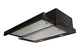 Витяжка кухонна ProfitM Телескоп Містраль 60см 550м3 Чорна, фото 7