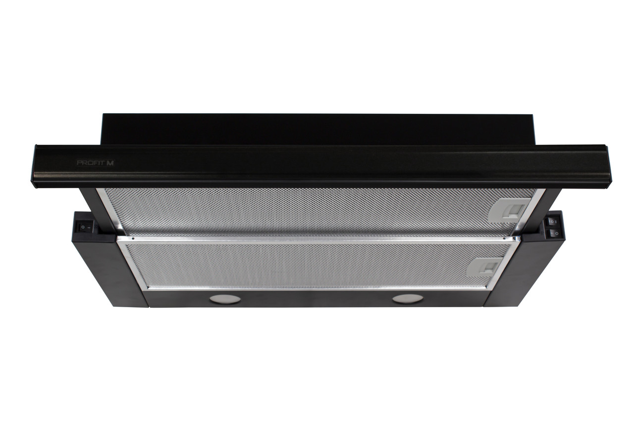 Витяжка кухонна ProfitM Телескоп Марена 50см 840м3 Чорна LED
