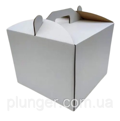 Коробка картонна для торта 25 см х 25 см х 25 см (25Т), фото 1