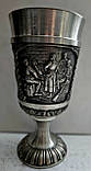 Олов'яний винний келих на ніжці Щаслива сім'я, фото 2