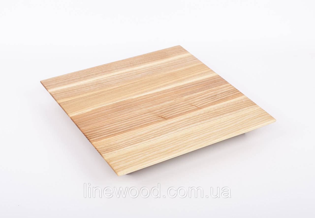 Блюдо ГЕТА (доска для суши) деревянное 30х30х3,5 см (ольха) - фото 4 - id-p418743082