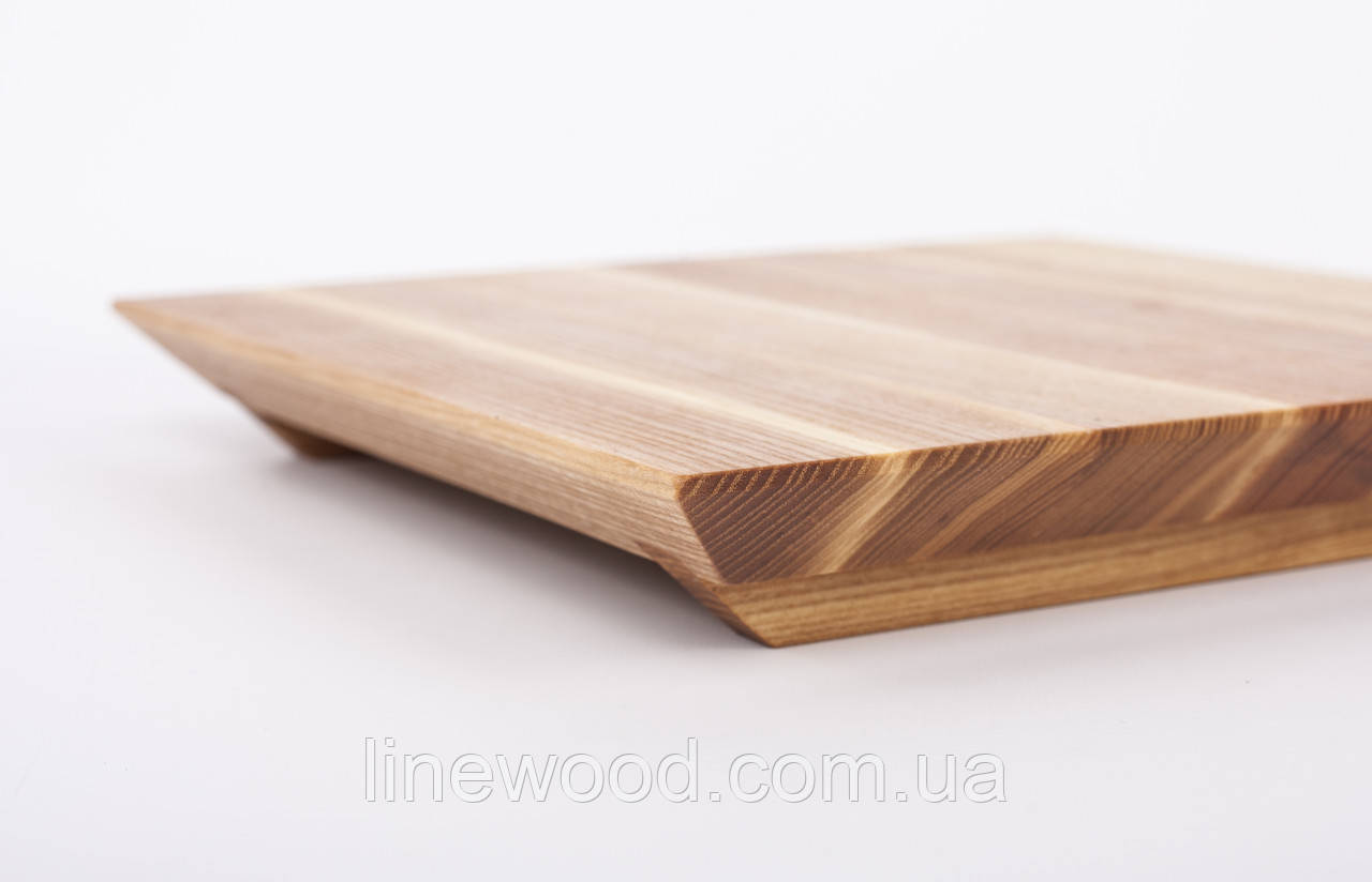 Блюдо ГЕТА (доска для суши) деревянное 30х30х3,5 см (ольха) - фото 7 - id-p418743082